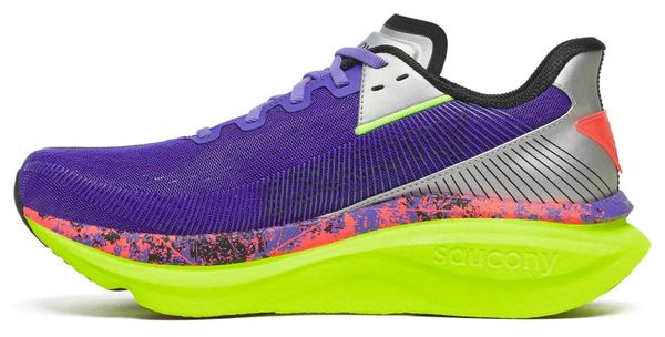 Saucony Endorphin Azura Hi Octane Purple/Yellow Men's Running Shoes