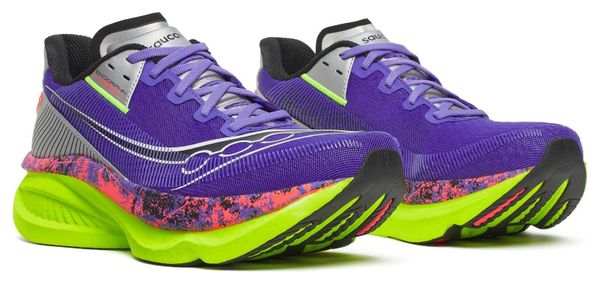 Saucony Endorphin Azura Hi Octane Purple/Yellow Men's Running Shoes