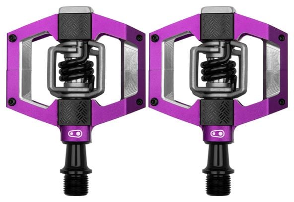 Pair of Crankbrothers Mallet Trail Pedals Purple / Black