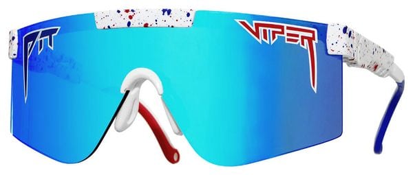 Gafas de sol Pit Viper The Merika Polarizadas 2000s Blanco/Azul Polarizadas