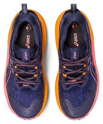 Asics Trabuco Max 2 Blue Pink Women's Trail Running Shoes
