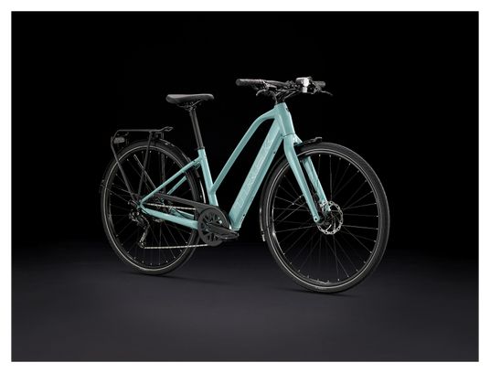Vélo de Ville Électrique Trek FX+ 2 Shimano Altus 9V 250 Wh 700 mm Vert Sauge