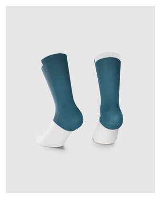 Assos GT Socks C2 Blau/Weiß