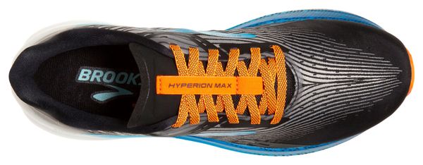 Chaussures Running Brooks Hyperion Max Noir Bleu Orange Homme