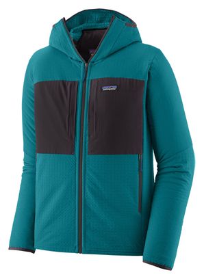 Veste Polaire Patagonia R2 TechFace Hoody Bleu