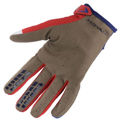 Kenny Track Long Gloves Navy/Red