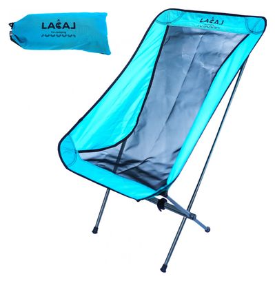 Prodotto ricondizionato - Lacal Big chair light Sedia pieghevole blu grigio