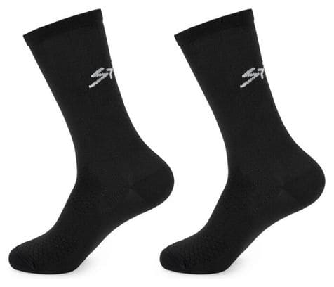 Spiuk Anatomic Summer Black Unisex Socks (Set of 2 Pairs)
