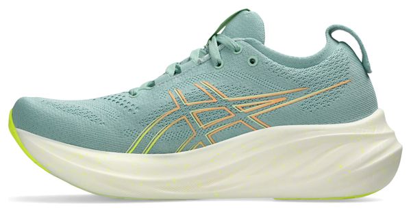 Asics Gel-Nimbus 26 Green Yellow Women's Running Shoes