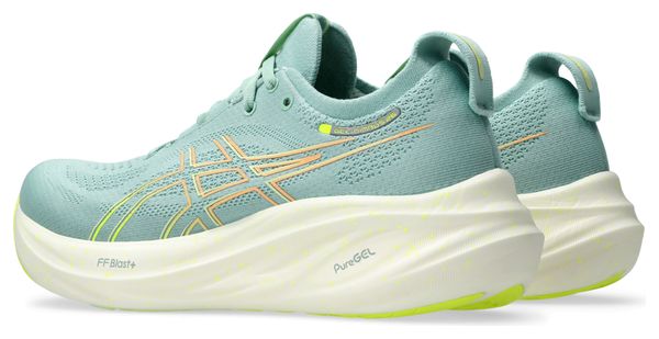 Asics Gel-Nimbus 26 Green Yellow Women's Running Shoes