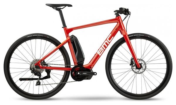 BMC Alpenchallenge AMP AL Sport One Bicicleta eléctrica urbana Shimano 105 11S 504 Wh 700 mm Rojo Ámbar 2021