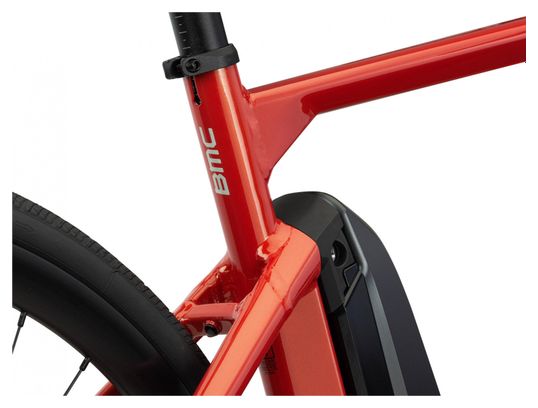 BMC Alpenchallenge AMP AL Sport One Bicicleta eléctrica urbana Shimano 105 11S 504 Wh 700 mm Rojo Ámbar 2021