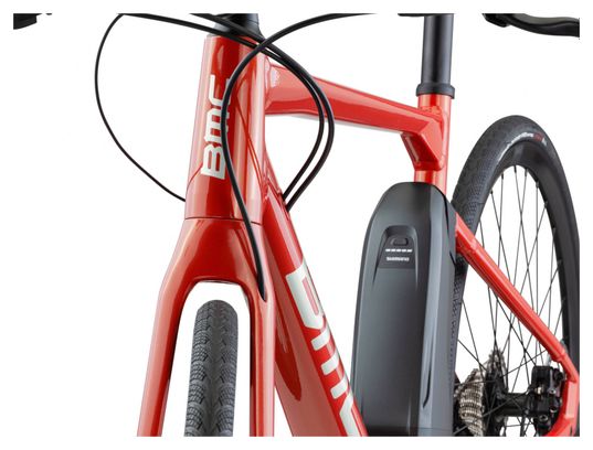 BMC Alpenchallenge AMP AL Sport One Elektrofahrrad Shimano 105 11S 504 Wh 700 mm Rot Bernstein 2021