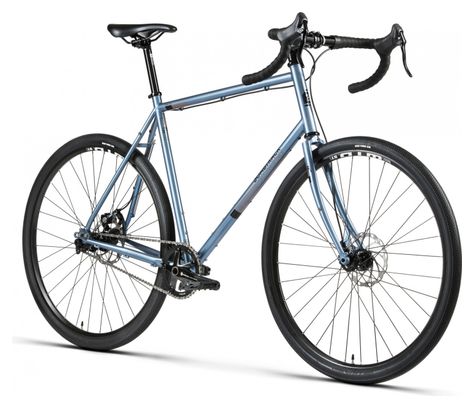 Bombtrack Arise Gravel Bike Single Speed 650b Metallic Pearl Blue 2021