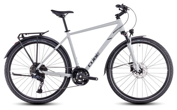 Cube Nature EXC Allroad Bicicletta ibrida Shimano Cues 11S 700 mm Grigio Seasalt 2025
