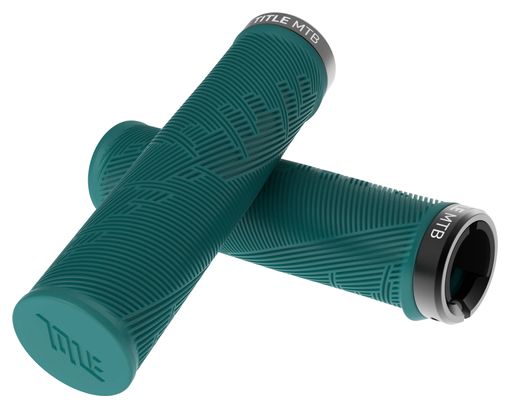Title Form Lock-On XL Turquoise Handlebars