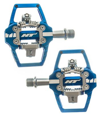 HT Clipless Pedals T1 Blue