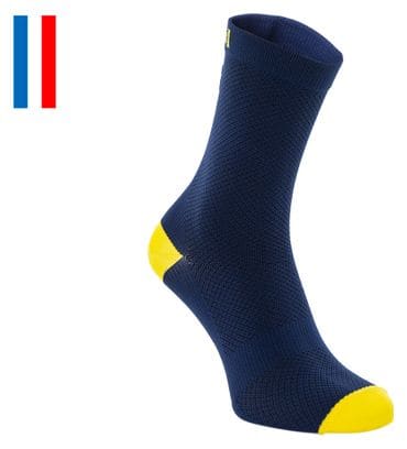 Pair of LeBram Roselend Socks Blue / Yellow