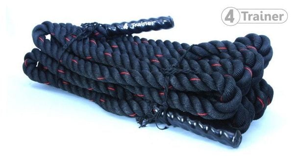 Corde Ondulatoire - BATTLE ROPE - 15 Mètres - 4TRAINER