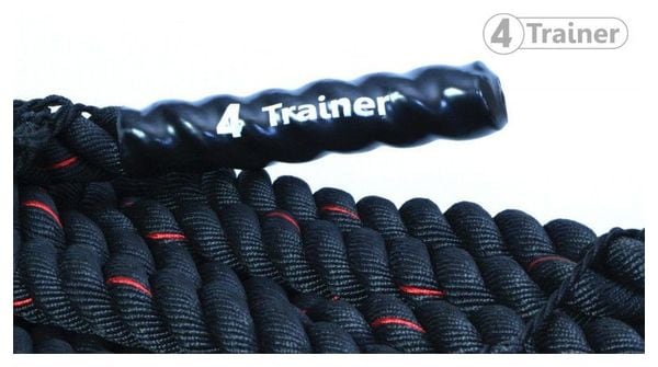 Corde Ondulatoire - BATTLE ROPE - 15 Mètres - 4TRAINER