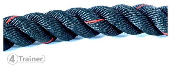 Corde Ondulatoire - BATTLE ROPE - 15 Mètres - 4TRAINER