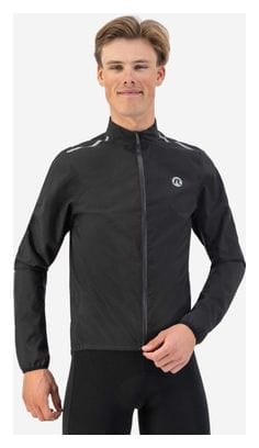 Veste Velo Pluie Vent Rogelli Distance Homme Noir