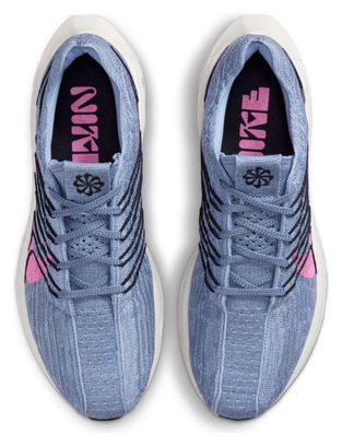 Chaussures de Running Nike Pegasus Turbo Flyknit Next Nature Bleu Rose