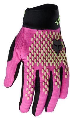 Fox Defend Race Women's Berry Punch Pink Long Gloves