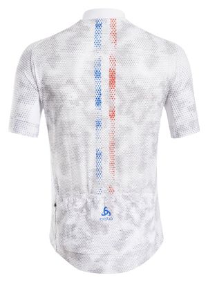 Maillot Manches Courtes Odlo Performance France Blanc