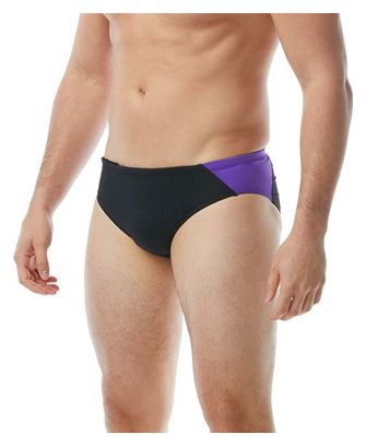 TYR Men's Hexa Splice Racer Swimsuit Black/Purple