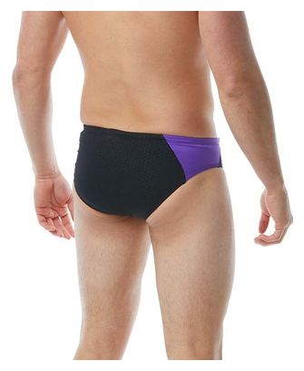 TYR Men's Hexa Splice Racer Swimsuit Black/Purple