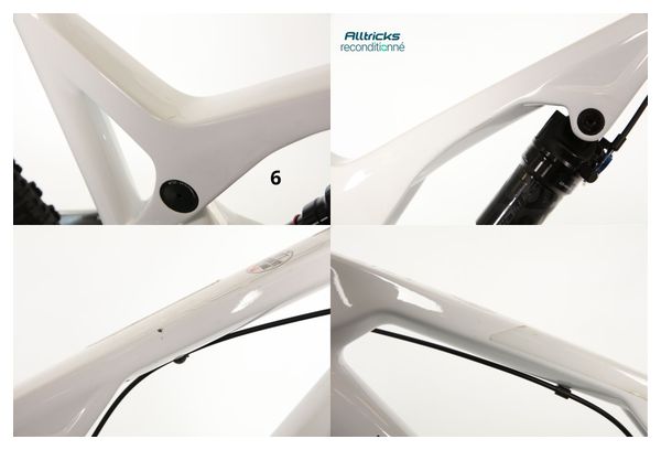 VTT Tout Suspendu Rockrider 900S Sram GX AXS12V 2023 Blanc T.XL 185/200cm - Produit Reconditionné
