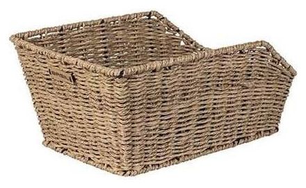 BASIL Panier À Vélo Cento Rattan Look Avec Système Wsl 47 X 34 X 24 Cm