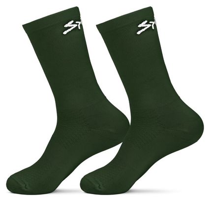 Spiuk <p>Anatomic</p>Calcetines Unisex Verde Verano (Juego de 2 Pares)