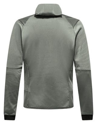 Forro polar de hombre Salewa Sella Crevasse Hoodie Gris