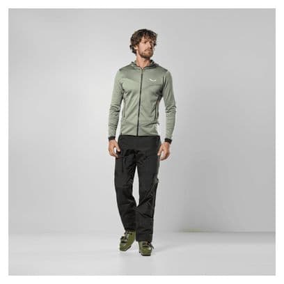Polare da uomo Salewa Sella Crevasse Hoodie Grigio