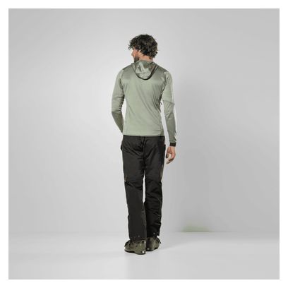 Forro polar de hombre Salewa Sella Crevasse Hoodie Gris