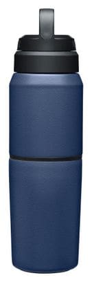 Bouteille Isotherme 2-en-1 Camelbak Multibev 500 ml dont tasse 350ml Bleu Marine