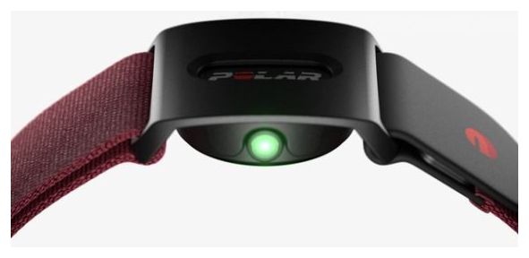 Polar Verity Sense Bluetooth-Herzfrequenzarmband, dunkelrot – generalüberholtes Produkt
