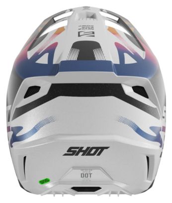 Casque Intégral Shot Speed Wave Noir Blanc Brillant