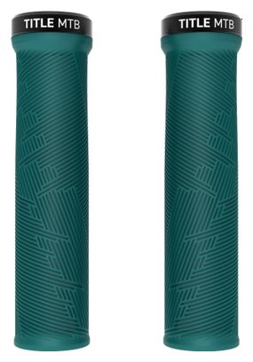 Title Form Lock-On Regular Turquoise Handlebars