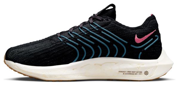 Nike Pegasus Turbo Flyknit Next Nature Women's Running Shoes Black