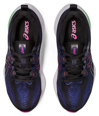 Asics Gel Cumulus 25 Running Shoes Black Blue Pink Women's