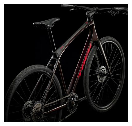 Vélo Fitness Trek FX Sport 5 Shimano GRX / SLX 11V 700 mm Rouge Carbone 2023