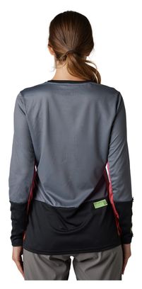 Fox Defend Race Damen Langarmtrikot Grau