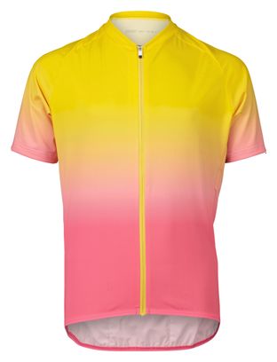 Poc XC Kinder Kurzarmtrikot Gelb/Pink