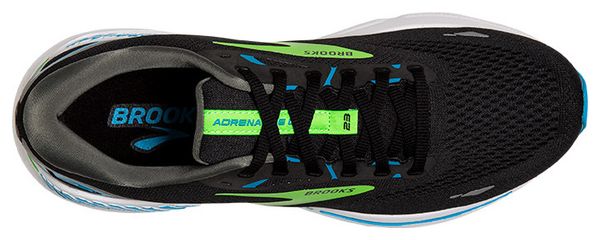 Chaussures Running Brooks Adrenaline GTS 23 Noir Vert Bleu Homme