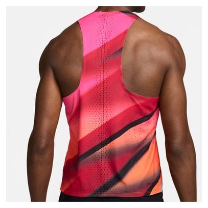 Nike AeroSwift Bowerman Track Club Tank Red/Orange Homme