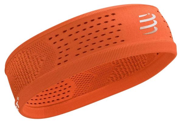 Cinta craneal Compressport Thin On/Off Naranja