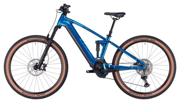 Cube Stereo Hybrid 120 SLX 750 Eléctrica MTB de suspensión total Shimano Deore XT 12S 750 Wh 29'' Azul eléctrico 2024